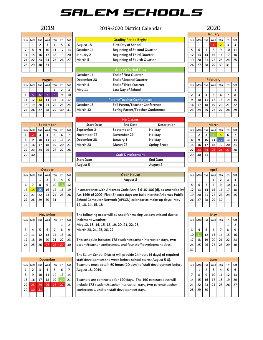 Salem Academy Calendar Abbye Annissa